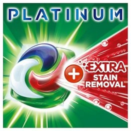 ARIEL PLATINUM EXTRA STAIN skalbimo kapsulės 44 vnt