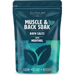 ELYSIUM SPA MUSCLE + BACK SOAK WITH MENTHOL vonios druska 450 g