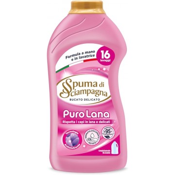 SPUMA DI CIAMPAGNA PURO LANA skystas skalbiklis vilnai ir šilkui 800 ml