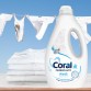 CORAL baltų ir šviesių audinių skalbiklis 1,15 l