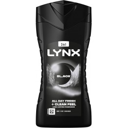 LYNX BLACK vyriškas dušo gelis-šampūnas 225 ml
