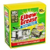 ELBOW GREASE universalūs šveistukai su valymo priemone 10 vnt