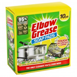 ELBOW GREASE universalūs šveistukai su valymo priemone 10 vnt