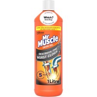 MR MUSCLE SINK & PLUG kanalizacijos valiklis 1 l