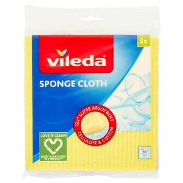 VILEDA kempinės-šluostės 3 vnt