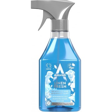 ASTONISH LINEN FRESH paviršių dezinfekavimo purškiklis 550 ml
