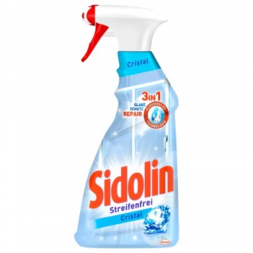 SIDOLIN CRISTAL SPRAY purškiamas langų valiklis 500 ml