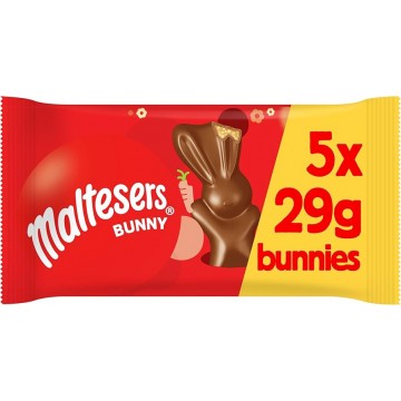 MALTEASTER BUNNY Velykiniai šokoladiniai zuikiai 145 g