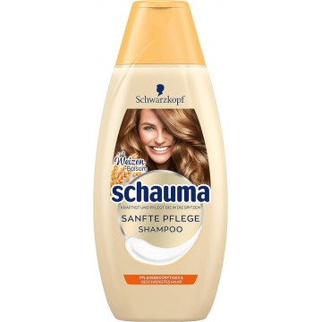 SCHAUMA SANFTE PFLEGE plaukų šampūnas 400ml