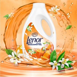 LENOR skalbimo gelis su apelsinų žiedų ir persikų aromatu 1,125 l