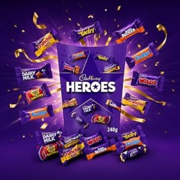 CADBURY HEROES šokoladinių saldumynų rinkinys 240 g