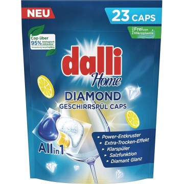 DALLI HOME DIAMOND indaplovės kapsulės 23 vnt