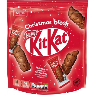 KIT KAT SANTA POUCH kalėdiniai šokoladiniai saldainiai 264 g