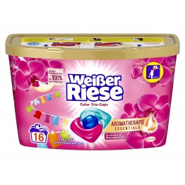 WEIBER RIESE COLOR TRIO CAPS skalbimo kapsulės spalvotiems 16 vnt