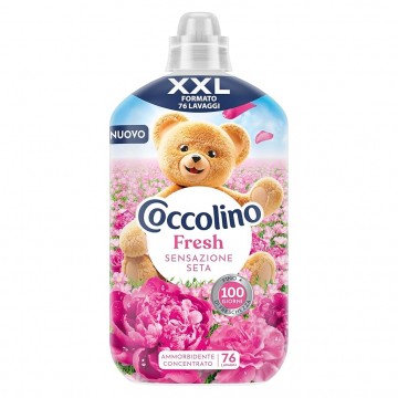 COCCOLINO AMMORBIDENTE SENSAZIONE SETA koncentruotas audinių minkštiklis 1,75 l
