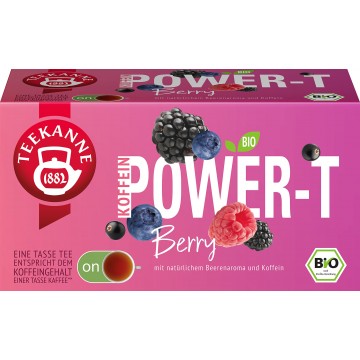 TEEKANNE POWER T BERRY vaisinė arbata su kofeinu 18 vnt.