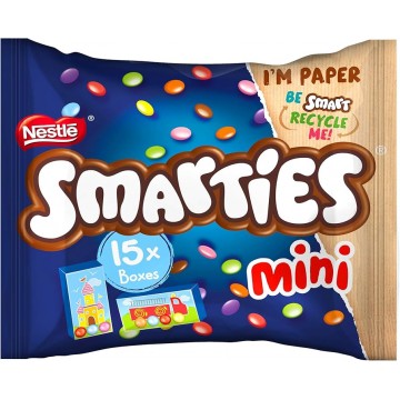 NES SMARTIES MINI šokoladiniai žirniukai 216 g