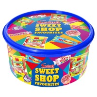 SWIZZ SWEET SHOP FAVOURITES TUB saldainių dėžutė 650 g