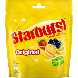 STARBURST ORIGINAL FRUITS POUCH saldainiai 127 g