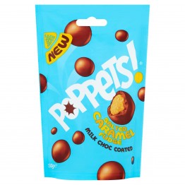 POPPETS SALTED CARAMEL sūdytos karamelės skonio žirniukai 95 g