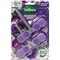 ZOFLORA RIM BLOCK MIDNIGHT BLOOMS pakabinami tualeto muiliukai 2 vnt