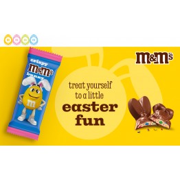 M&M'S CRISPY BUNNY Velykiniai šokoladiniai šokoladukai 145 g