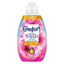 Comfort Fresh & Protect Sakura Dreams audinių minkštiklis 58 skalbimai 870 ml