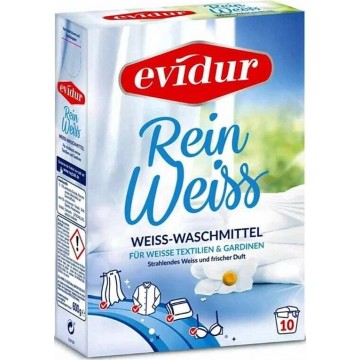 EVIDUR skalbimo milteliai baltiems audiniams ir užuolaidoms 600 g