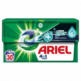 ARIEL PODS ALL IN 1 + LENOR UNSTOPPABLES skalbimo kapsulės spalvotiems 30 vnt