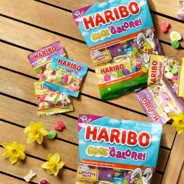 HARIBO EGGS GALORE MINIS Velykiniai vaisių skonio guminukai 160 g
