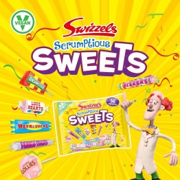 SWIZZ SCRUMPTIOUS SWEETS įvairių saldumynų rinkinys 351 g
