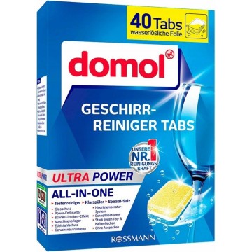 DOMOL MULTI indaplovės tabletės 40 vnt.