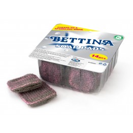 BETTINA SOAP PADS universalūs šveistukai 14 vnt