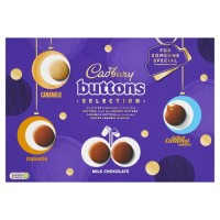 CADBURY BUTTONS SELECTION BOX pieninio šokolado dėžutė 375 g