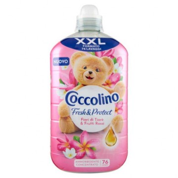 COCCOLINO AMMORBIDENTE FIORI DI TIARE & FRUTTI ROSSI koncentruotas audinių minkštiklis 1,75 l