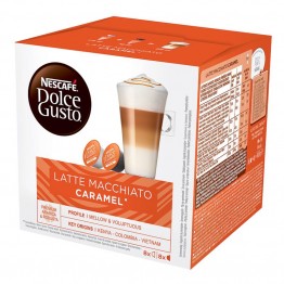 NESCAFÉ Dolce Gusto latte macchiato caramel kavos kapsulės, 16 vnt., 186 g