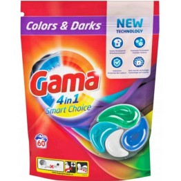 GAMA 4 IN 1 Colors&Darks skalbimo kapsulės 60 vnt