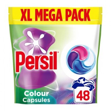 PERSIL NANO COLOUR skalbimo kapsulės spalvotiems audiniams 48 vnt