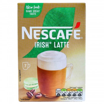 NESCAFE GOLD IRISH LATTE kavos gėrimas 7 vnt. 