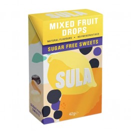 SULA FRUIT MIX SUGAR FREE becukriai saldainiai 42 g