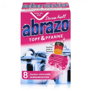 ABRAZO TOPF & PFANNE metaliniai šveistukai su muilu 16 vnt