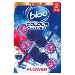 BLOO RIM BLOCK POWER ACTIVE FLOWERS wc muiliukai 2 vnt