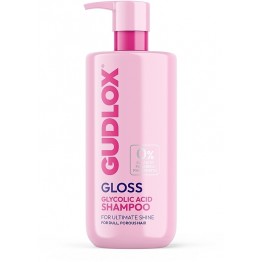 GUDLOX GLOSS GLYCOLIC ACID SHAMPOO glikolio rūgšties šampūnas be sulfatų 400 ml