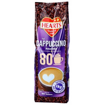HEARTS AMARETTO kapučino gėrimas 1 kg HEARTS AMARETTO kapučino gėrimas 1 kg