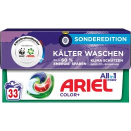 ARIEL PODS ALLin1 COLOR + skalbimo kapsulės 33 vnt