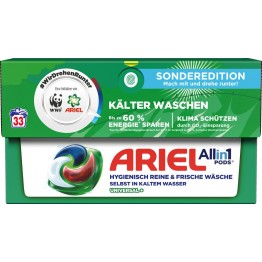 ARIEL PODS ALLin1 UNIVERSAL + skalbimo kapsulės 33 vnt