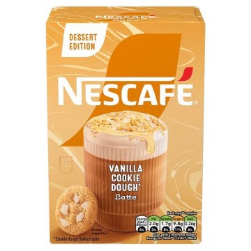 NESCAFE GOLD LATTE VANILLA COOKIE DOUGH SACHET kavos gėrimas 133 g