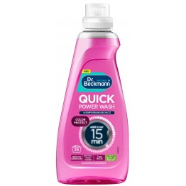 DR BECKMANN QUICK POWER WASH COLOR PROTECT spalvotų audinių skalbiklis 800 ml