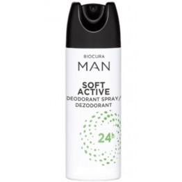 BIOCURA MAN SENSITIVE ACTIVE purškiamas dezodorantas 200 ml