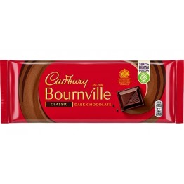 CADBURY BOURNVILLE juodasis šokoladas 100 g